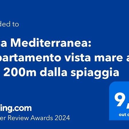 Casa Mediterranea: Appartamento Vista Mare A Soli 200M Dalla Spiaggia سبرلونغا المظهر الخارجي الصورة